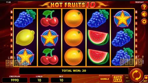 Jogue Hot Fruits 10 online